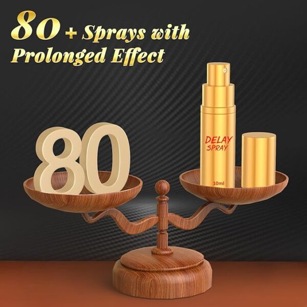 Desensitized Delay Sprayer for Long Last Men Sex Novelties, Fast-Acting Formula Sex Sprays for Climax Control in Bed, Sexual Enhancers Last Longer Sex Supplement for Him, 0.34 FL OZ